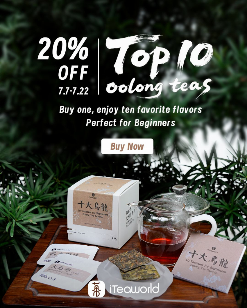 Discount code for Taste Authentic Oolong On-the-Go Tea Lovers Get 20% discount Now at iTeaworld