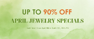 Discount code for April Jewelry Specials at jewelryandfindings