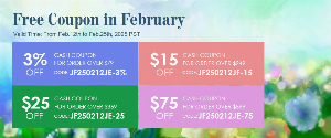 Discount code for Free Cash Coupons in February at jewelryandfindings