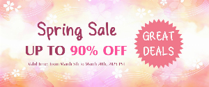 Discount code for Spring Sale - Great Deals at jewelryandfindings