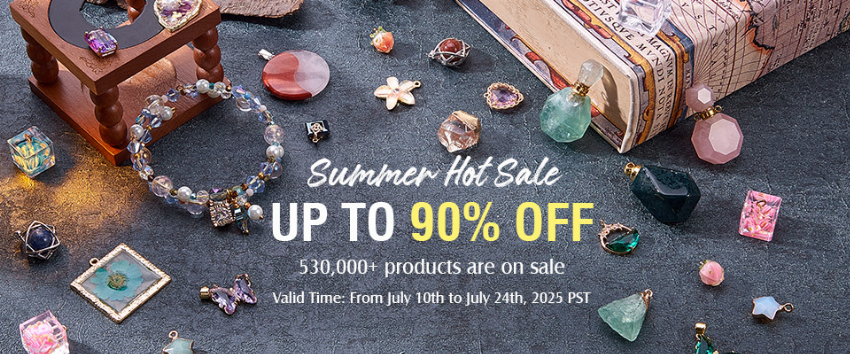 Discount code for Summer Hot Sale-530 000 products are on sale at jewelryandfindings