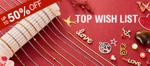 Discount code for UP TO 45% discount on Top Wish List at jewelryandfindings