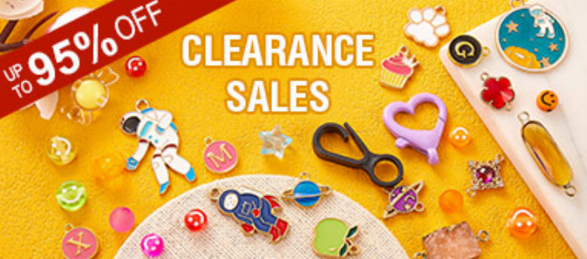 Discount code for UP TO 95% discount Clearance Sales at jewelryandfindings