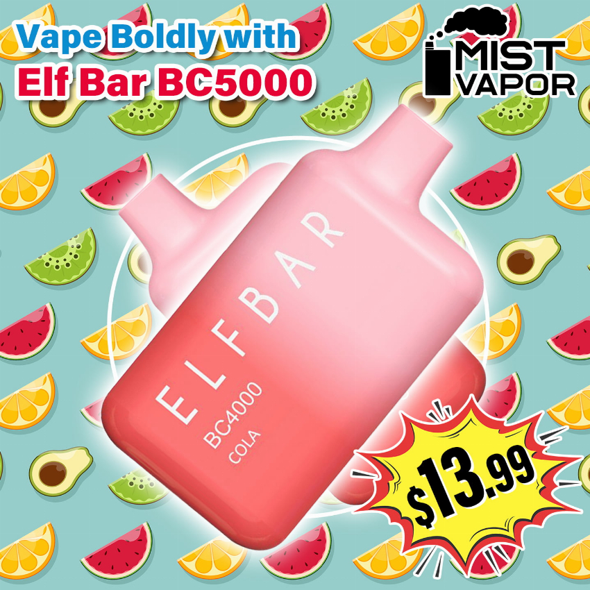 Discount code for 39% discount 13 99 for Elf Bar BC5000 5% 5000 Puffs at Joyetech Eleaf A