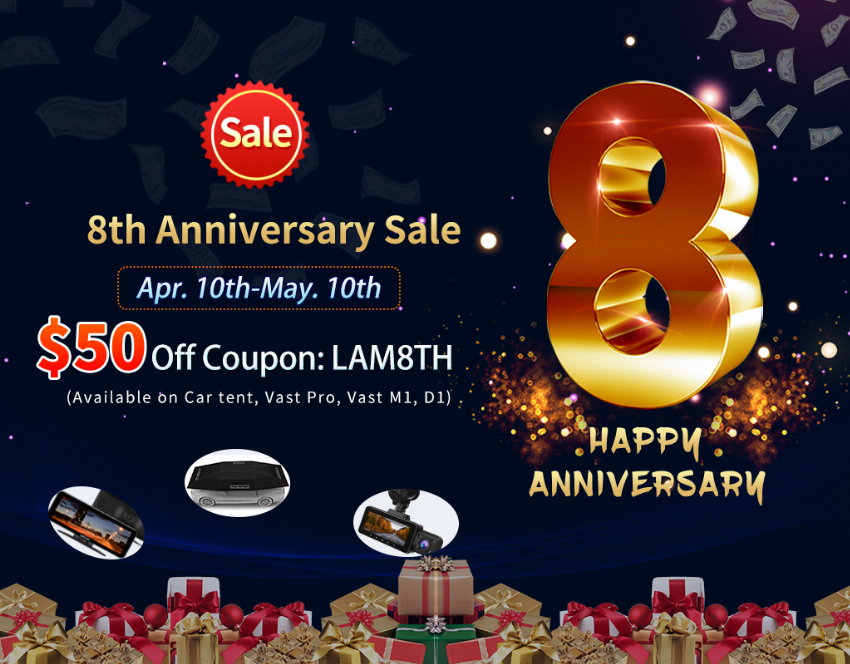 Discount code for Lanmodo 8th Anniversary Sale 50 Off Deals at Lanmodo