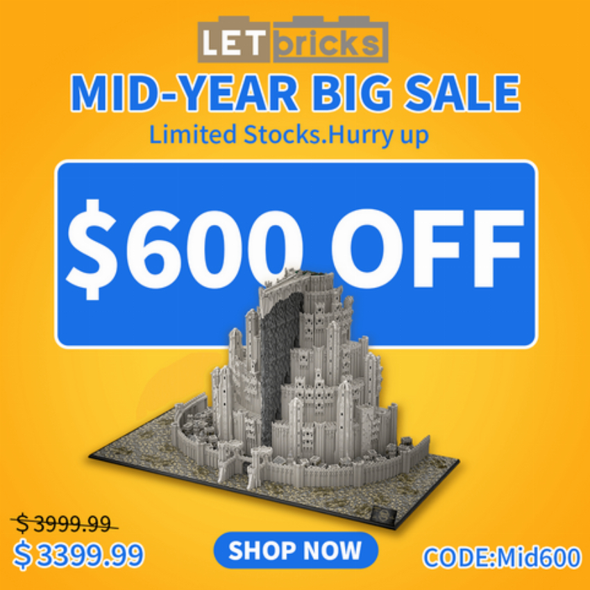 Discount code for MId Year Big Sale Get Up To 600 OFF at Letbricks