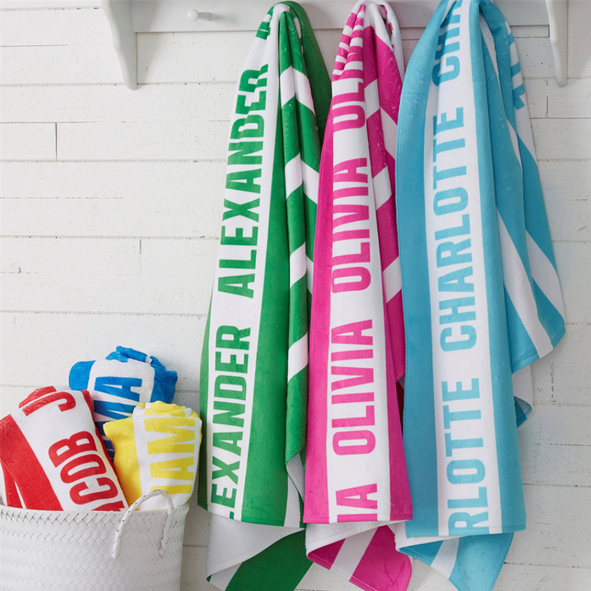 Discount code for 30% discount Lofaris 30x60 Personalized Name Beach Towel 24 49 Various Colors Free Shipping at Lofarisbackdrop