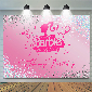 Discount code for 50% discount Lofaris Barbie Theme Backdrop only 12 Free Shipping at Lofarisbackdrop