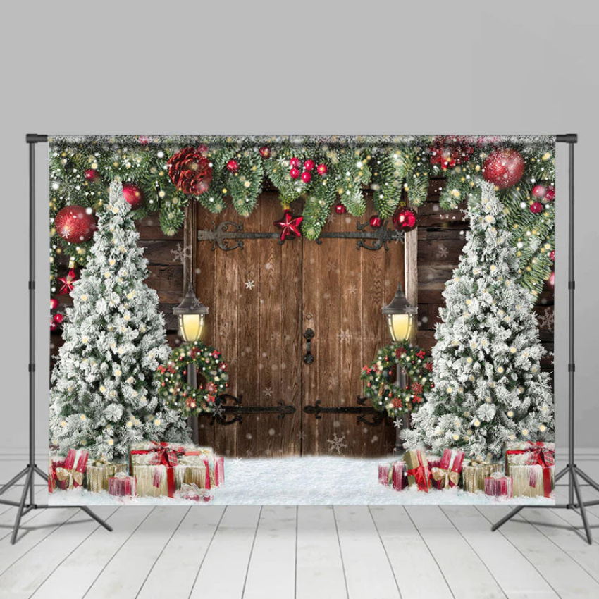 Discount code for 50% discount Lofaris Christmas Tree Backdrop only 12 for Holiday Free Shipping at Lofarisbackdrop