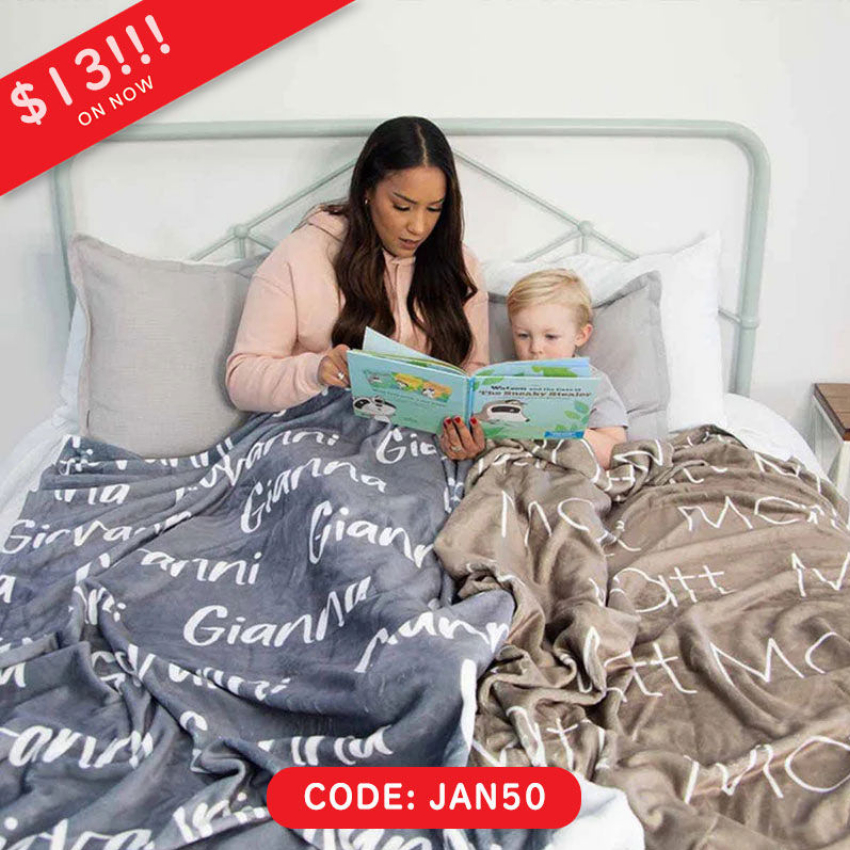 Discount code for Lofaris 50% discount Personalized Soft Blanket Gift 13 Free Shipping at Lofarisbackdrop