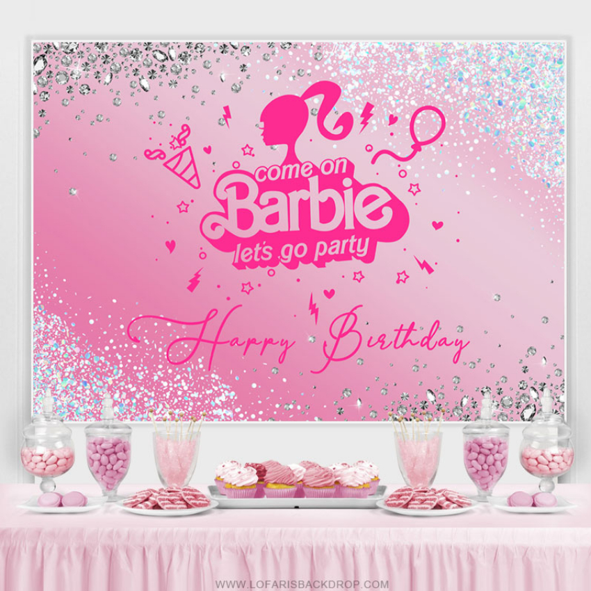 Discount code for Lofaris 7X5FT 50% discount Barbie Party Backdrop Free Shipping Down to 12 9 for Girls Birthday at Lofarisbackdrop