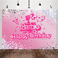 Discount code for Lofaris 12 54 Come On Barbie Lets Go Party Backdrop 50% Free Shipping Glitter Pink for Birthday at Lofarisbackdrop