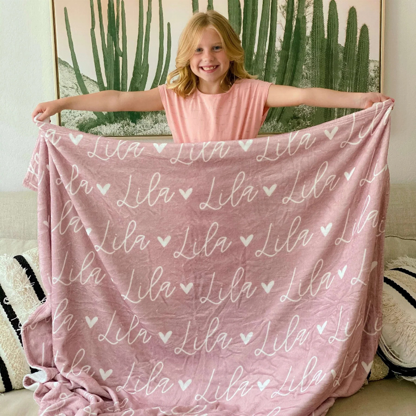 Discount code for Lofaris Personalized Name Blanket 50% discount 13 for Christmas Gift Custom Colors Free Shipping at Lofarisbackdrop