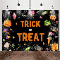 Discount code for Lofaris Trick Or Treat Halloween Backdrop 9 6 Microfiber Cloth Free Shipping for Kids Event at Lofarisbackdrop
