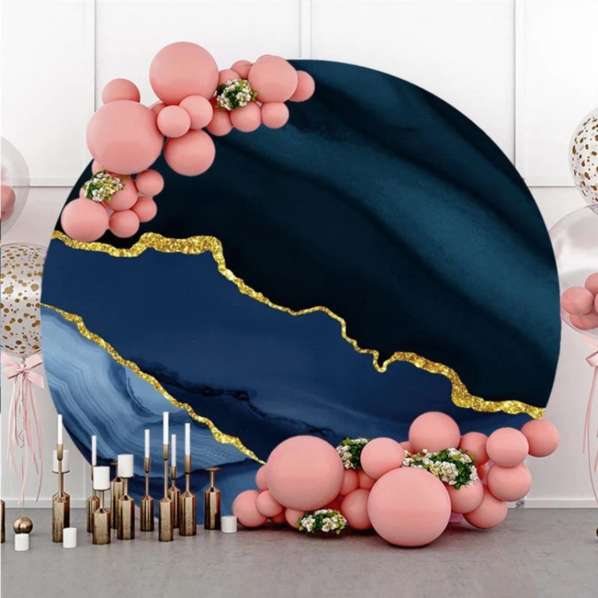 Discount code for Save Extra 20% discount Lofaris Blue Glitter Circle Backdrop at Lofarisbackdrop