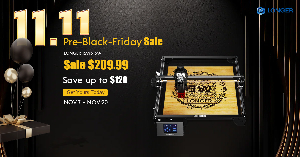 Discount code for Longer Pre-Black Friday Sale Laser B1 30W save up to 440 at LONGER TECHNOLOGY INC