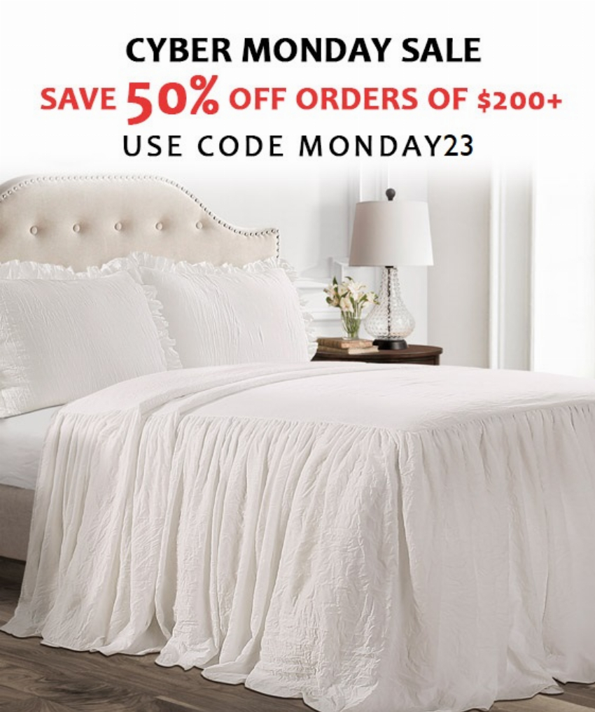 Discount code for Cyber Monday Sale at LushDecor at Lush Decor