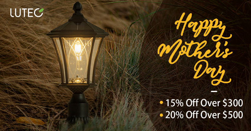 Discount code for Lutec-Lighting Mother s Day Sale Save 15% at Lutec A