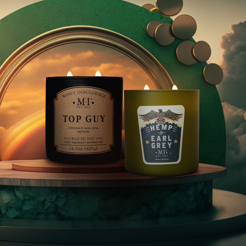 Discount code for BOGO Manly Indulgence Candles at Manly Indulgence