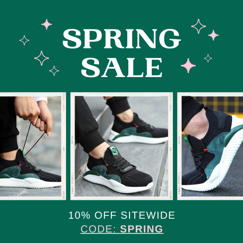 Discount code for Spring Sale - 10% discount Sitewide at Maven Safety Shoes