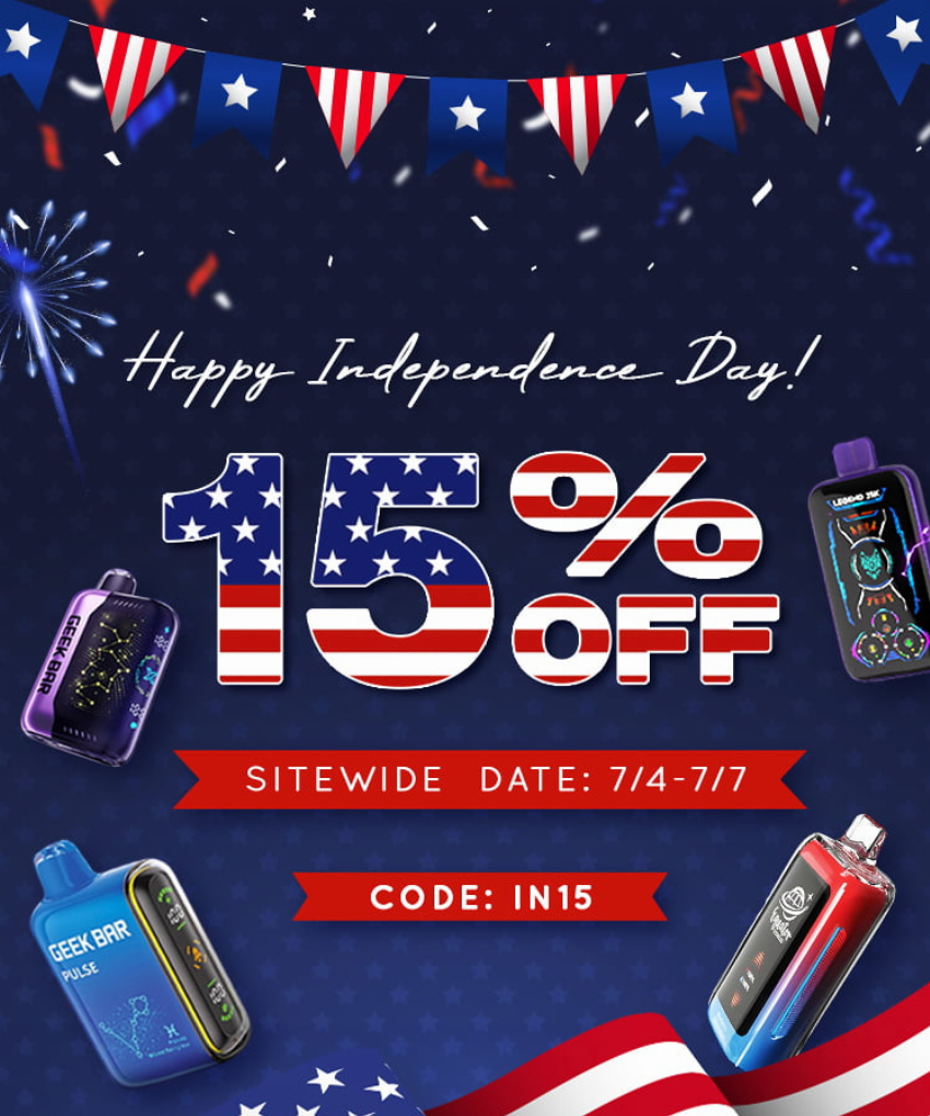 Discount code for Independence day sale-mist at mistvapor