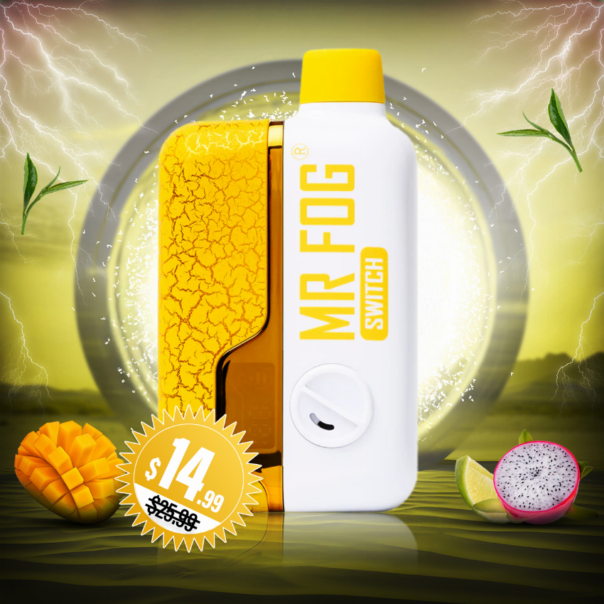 Discount code for Mr Fog Switch SW15000 Disposable Vape- 42% discount at mistvapor