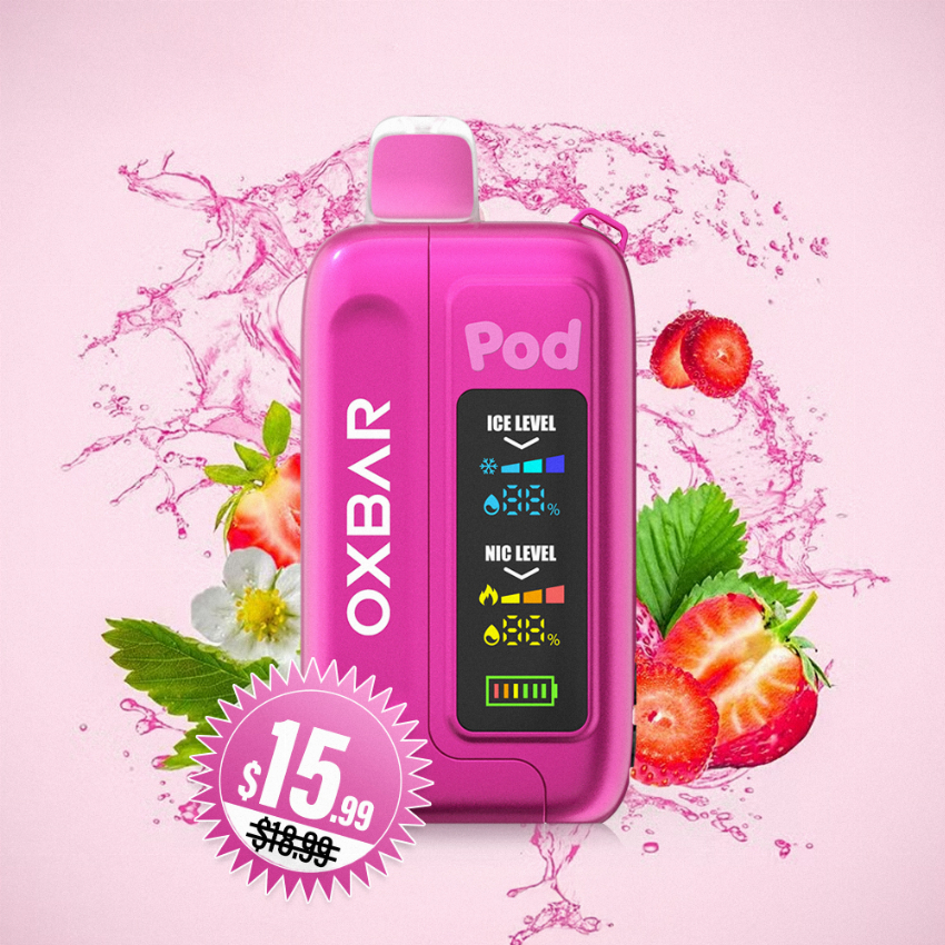 Discount code for Pod Juice X OXBAR Ice-Nic Control 35K Disposable Vape 16% discount at mistvapor