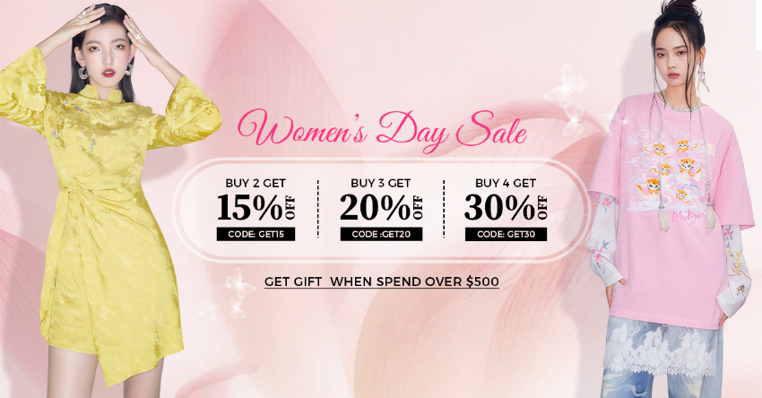 Discount code for Women s Day Sale at Mukzin