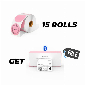 Discount code for Free Printer with the Purchase of 15 Rolls Stacks of Thermal Labels at MUNBYN