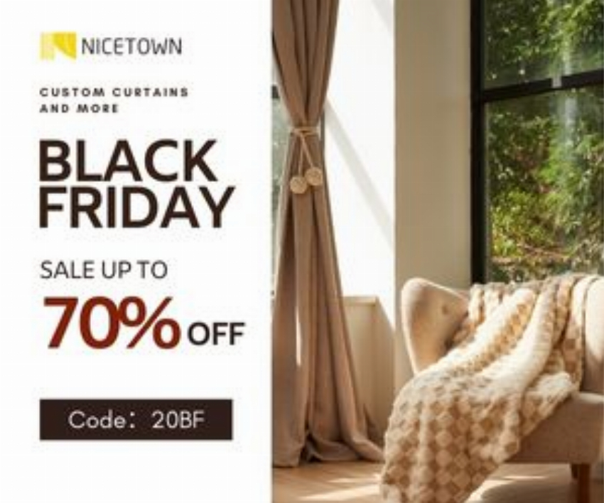Discount code for Nicetown Custom Curtains at NICETOWN