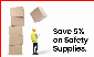 Discount code for Safety Supplies Sale One Week Only at Packaging Material Direct Inc