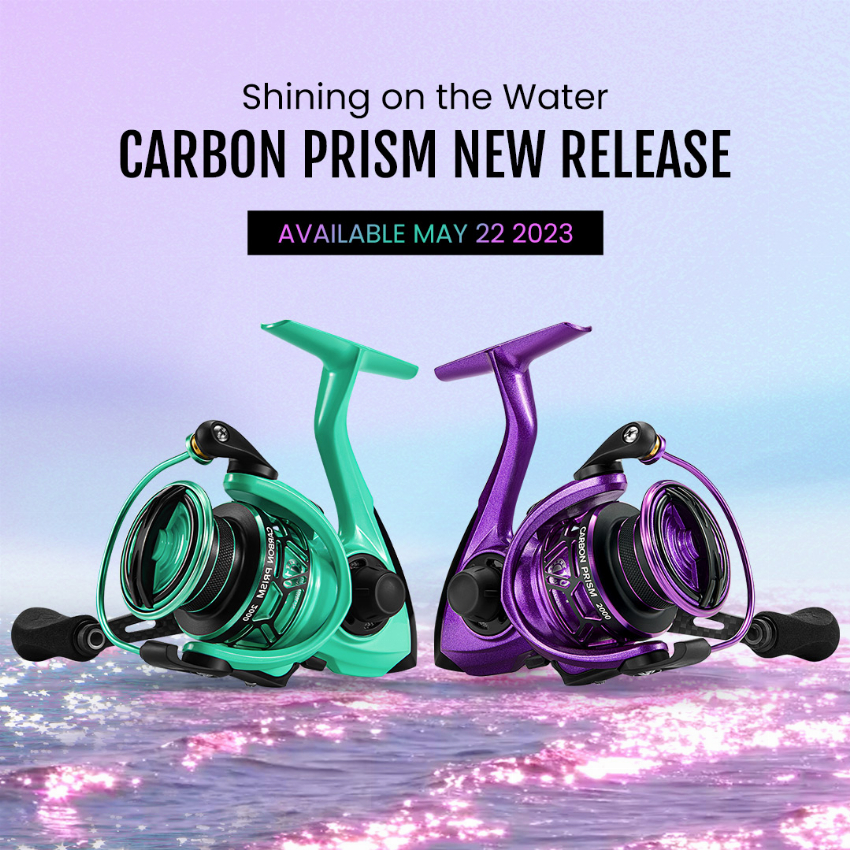 Discount code for 15% discount Piscifun Carbon Prism Ultralight Spinning Reels at piscifun