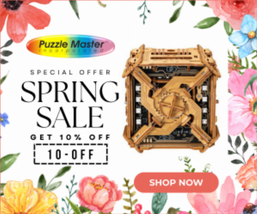 Discount code for Spring Special Sale at Puzzle Master