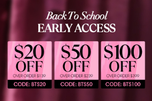 Discount code for QVR Back to Shool Pre Sale 100 Off Over 399 at QVR ERNATIONAL