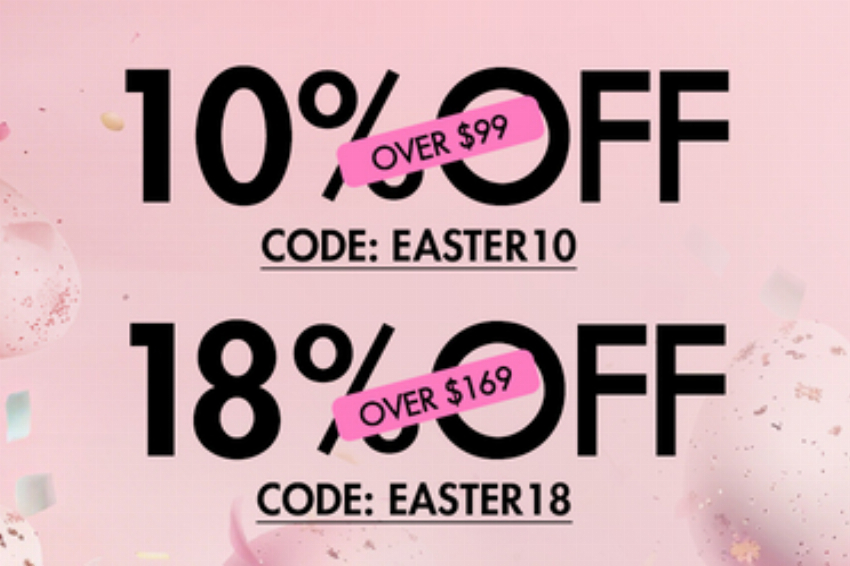 Discount code for QVR Easter Sitewide 10% discount for Order Over 99 at QVR ERNATIONAL