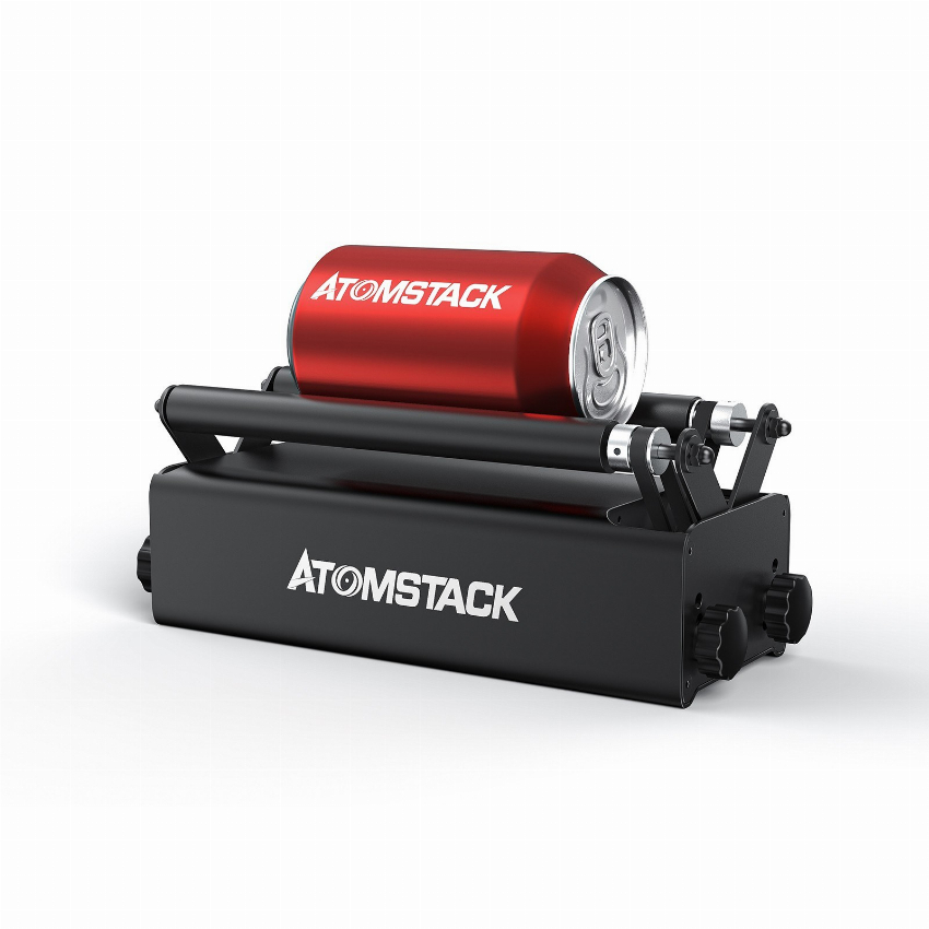 Discount code for ATOMSTACK R3 Roller for Cylindrical Objects with 360 Degrees Rotating Engraving Axis at Rcmoment