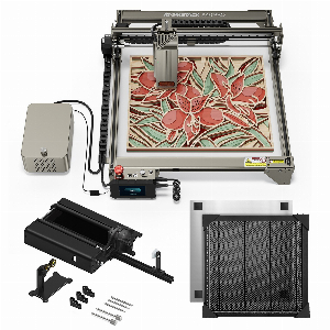 Discount code for Atomstack S40 Pro 40W Laser Engraver with 4in1 Y-axis Rotary Roller and Dual Air Assist Pump and 400x400mm Honeycomb Working Table at Rcmoment