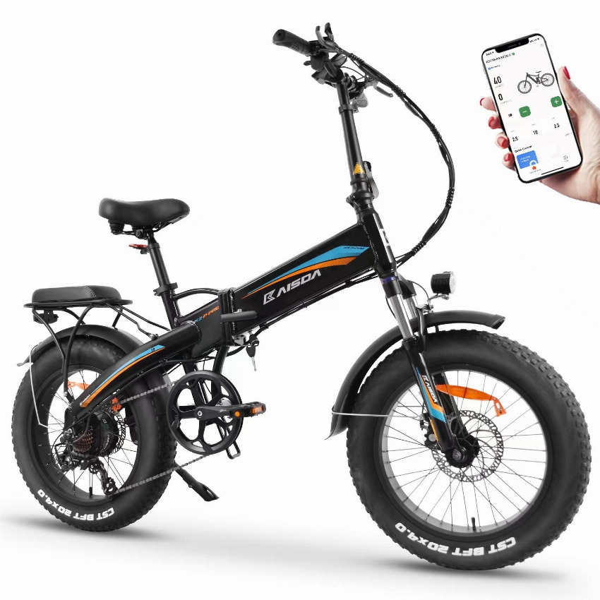 Discount code for KAISDA K2P PRO Foldable 20 x 4 0 Fat Tire Electric Bicycle Electric at Rcmoment