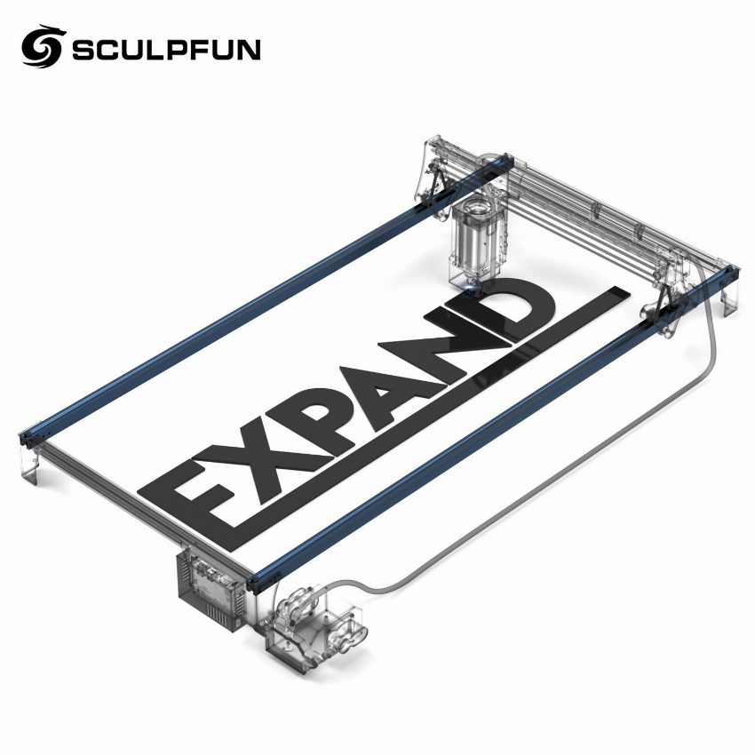 Discount code for SCULPFUN S30 Series Engraving Area Expansion Kit to 935x400mm at Rcmoment