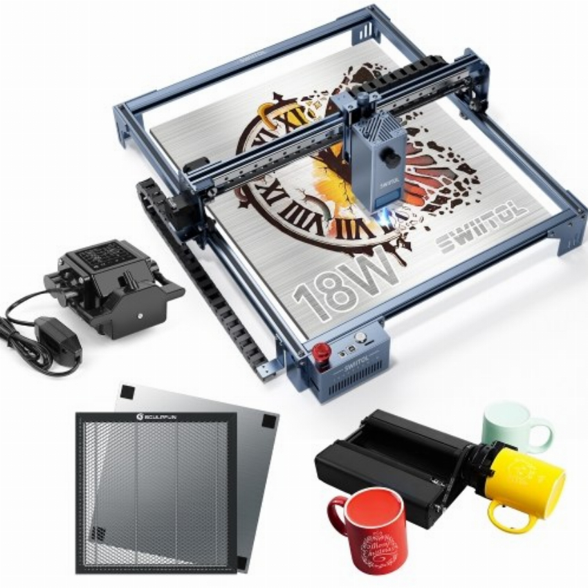 Discount code for Swiitol C18 Pro 18W Laser Engraver with 4in1 Y-axis at Rcmoment