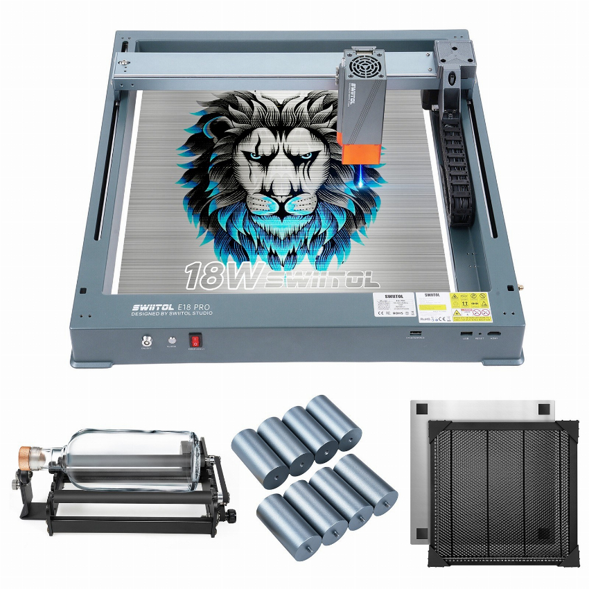 Discount code for Swiitol E18 Pro 18W Integrated Structure Laser Engraver with Y at Rcmoment