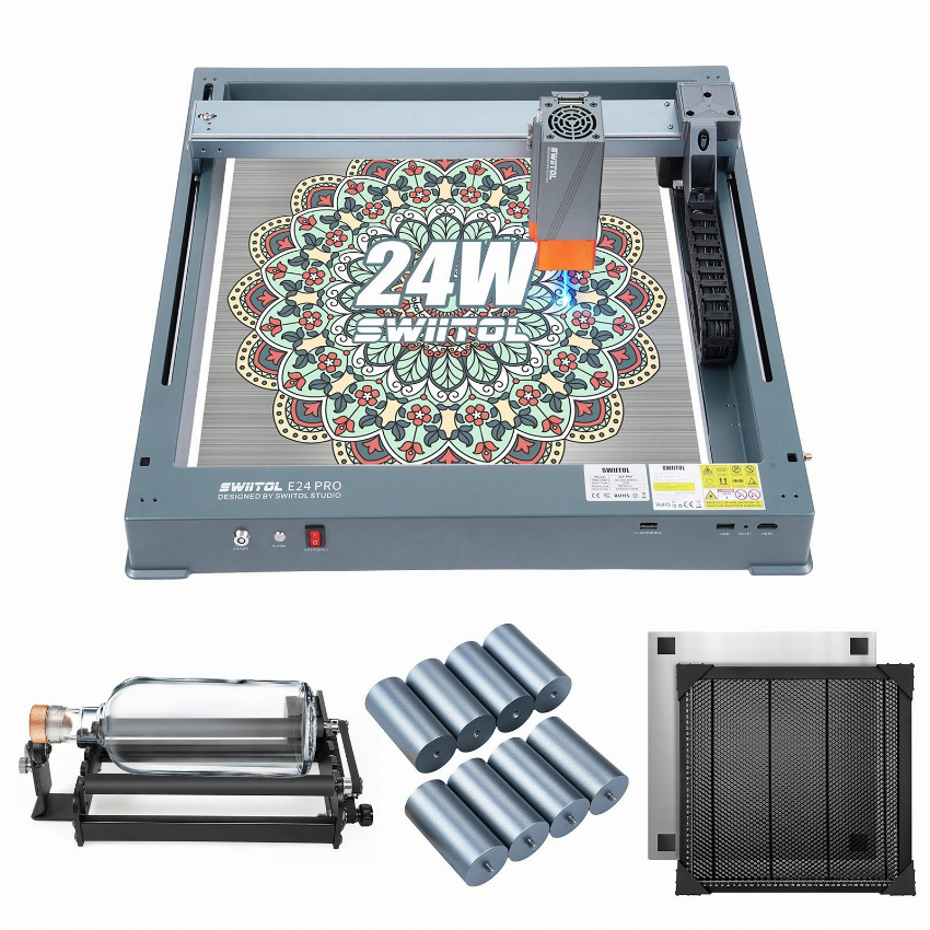 Discount code for Swiitol E24 Pro 24W Integrated Structure Laser Engraver with Y at Rcmoment