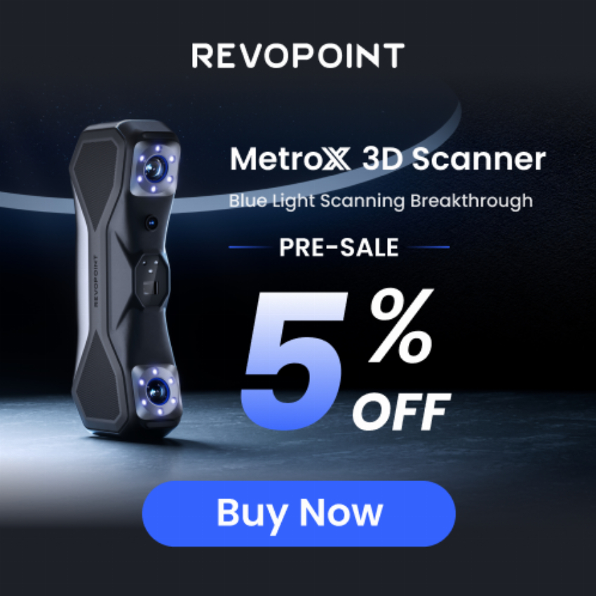 Discount code for 7%OFF on MetroX at Revopoint 3D Technologies Inc