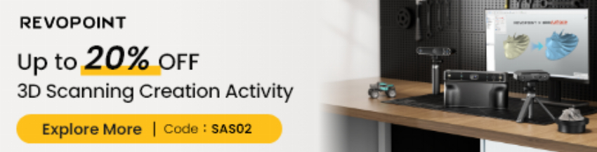 Discount code for Exclusive Code at Revopoint 3D Technologies Inc