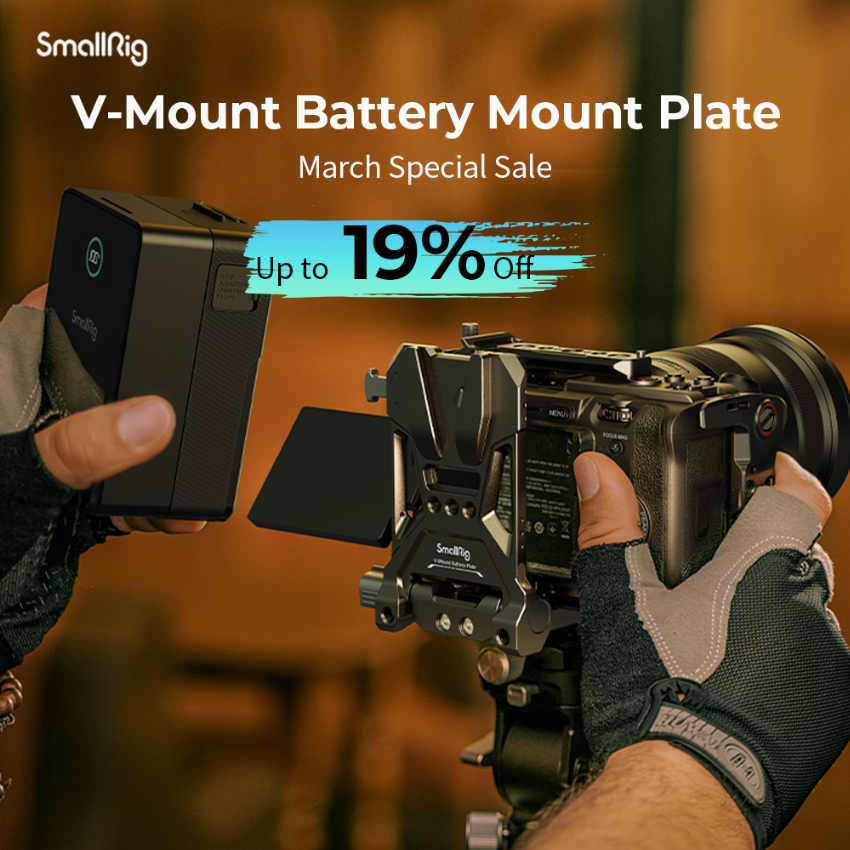Discount code for 19% discount on v-mount battery plate at Shenzhen Leqi Network Technology Co Ltd
