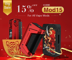Discount code for 15% discount for All Vape Mods at Shenzhen Vapesourcing Electronics Co Ltd