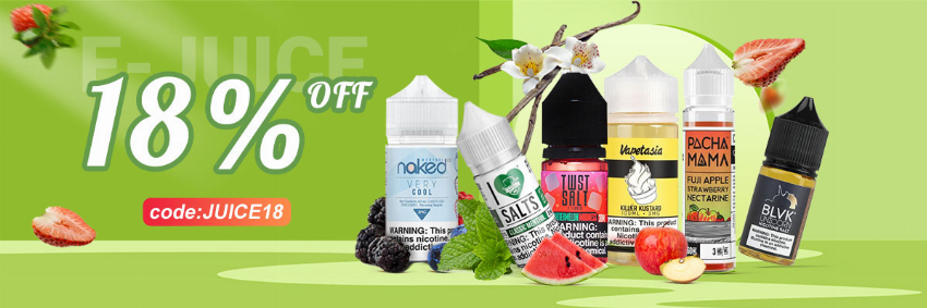 Discount code for 18% discount for All E-liquid at Shenzhen Vapesourcing Electronics Co Ltd