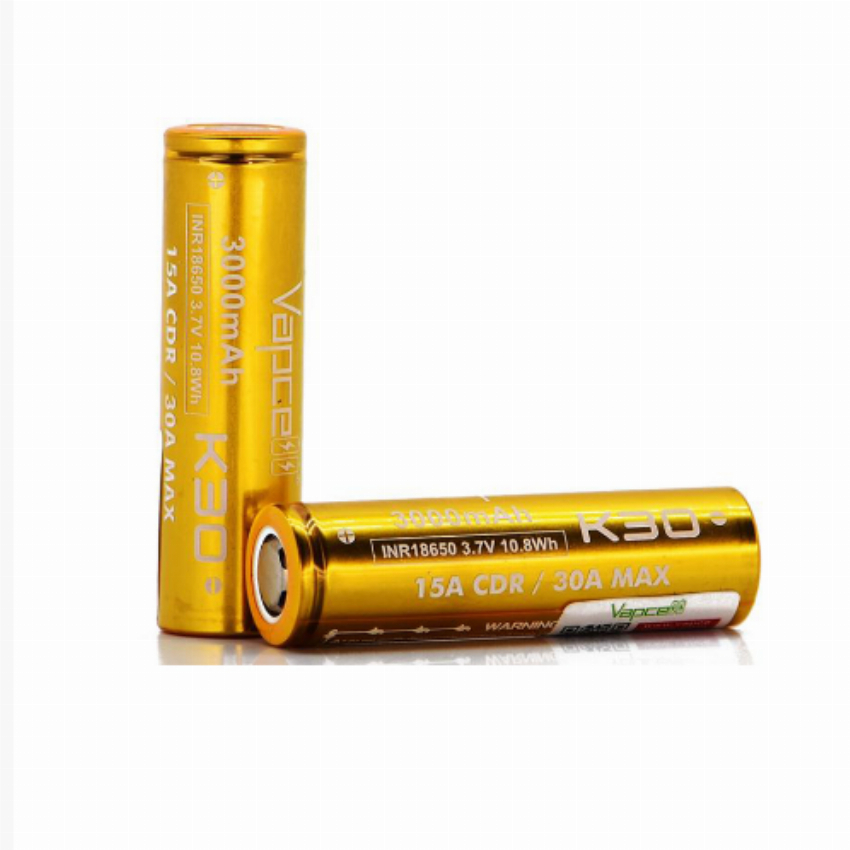 Discount code for 33 39% discount for Vapcell K30 18650 15A 30A Flat Top 3000mAh Battery only 3 99 at Shenzhen Vapesourcing Electronics Co Ltd