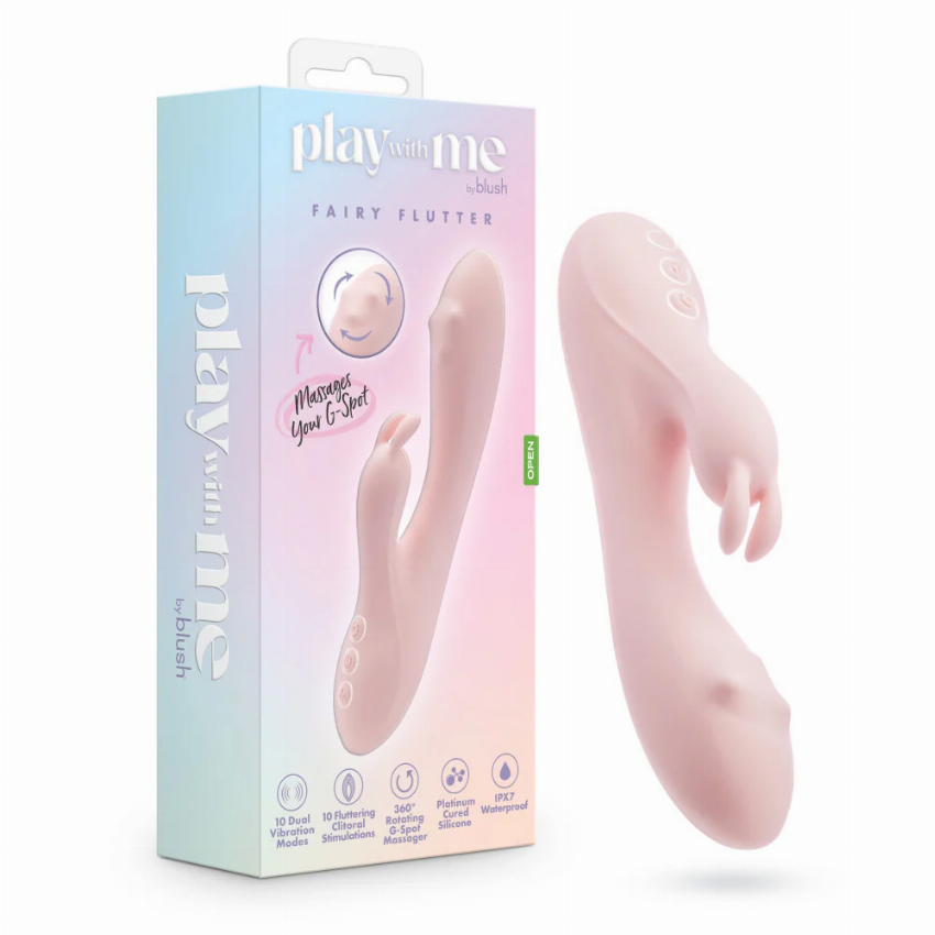 Discount code for 15% Blush Fairy Flutter 360 Rotating G-Spot Rabbit Vibrator at Shenzhen Venusfun Co Ltd