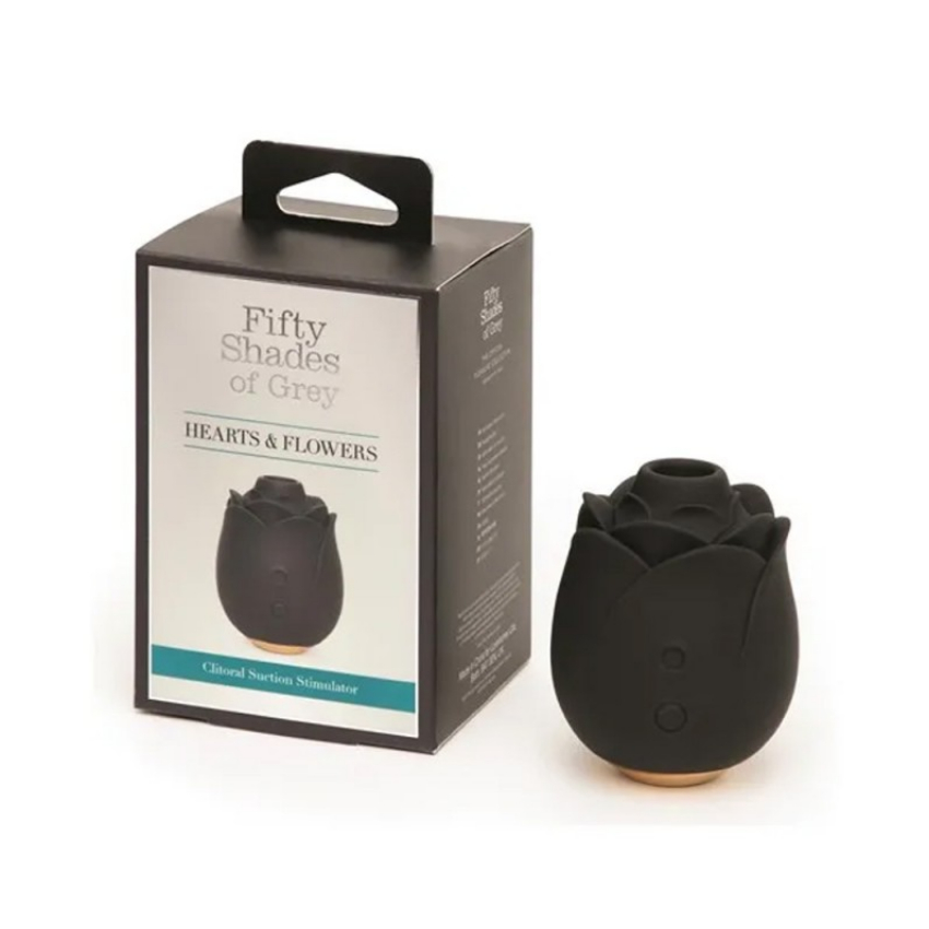 Discount code for 15% Fifty Shades of Grey Hearts Flowers Rose Clitoral Suction Vibrator at Shenzhen Venusfun Co Ltd